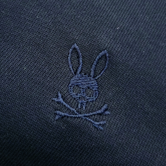 PSYCHO BUNNY MEN'S NAVY BLUE BIG AND TALL SWEAT SHORTS SIZE 4XL  $145 BRAND NEW - Picture 11 of 12